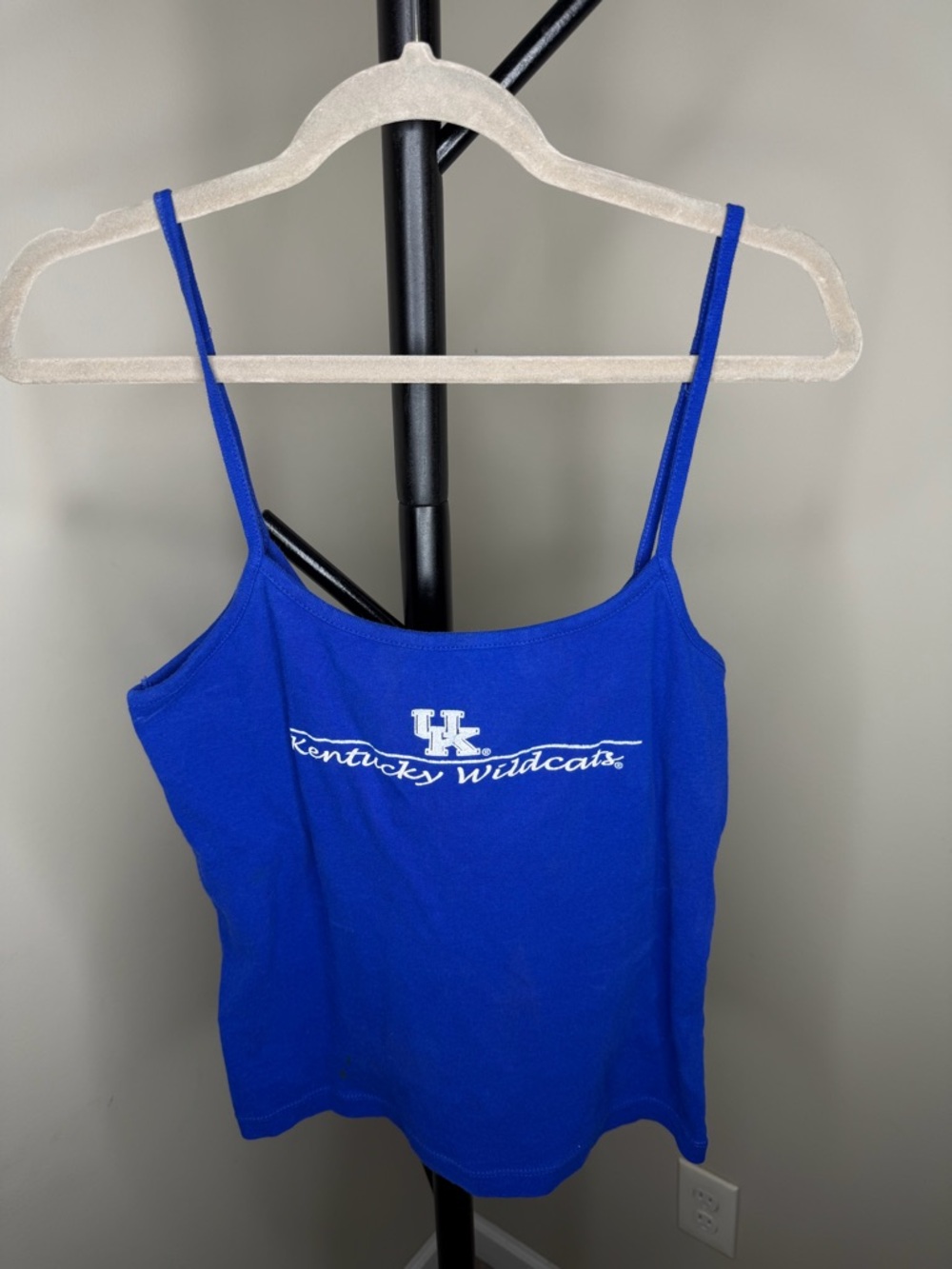 VTG Starter Y2K early 2000s Kentucky Wildcats Royal Blue Spaghetti Strap Tank L